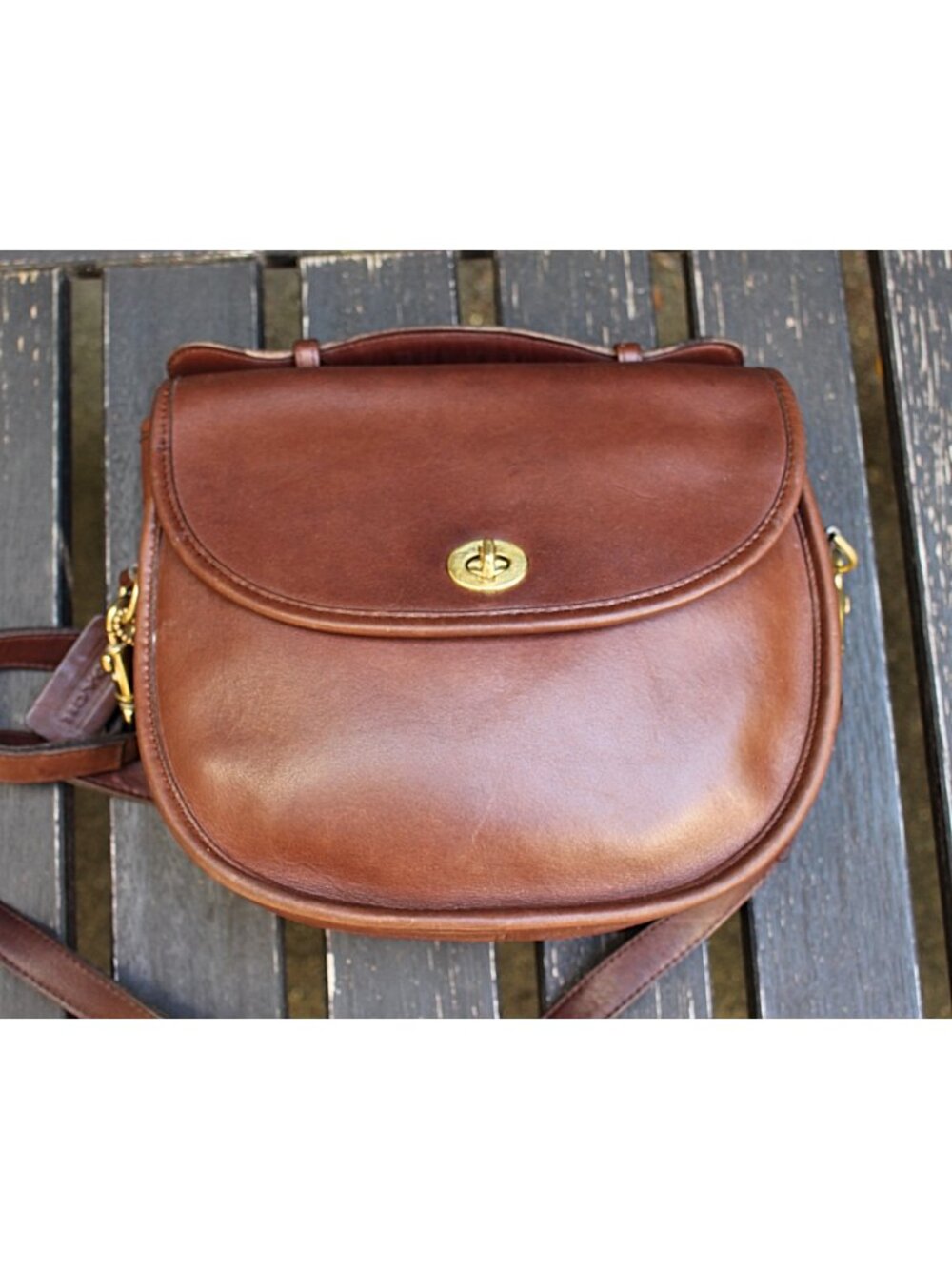 Coach Vintage - Plaza Bag 9860 in Mahogany, Pre-1994, USA - Picture 11 of 15